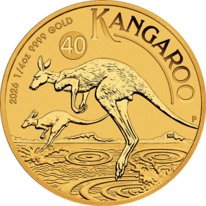 Australijski Kangur 1/4 uncji Złota 2025/2026 - 20 dni