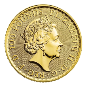 Britannia Królowa Elżbieta 1 uncja Złota - 24h