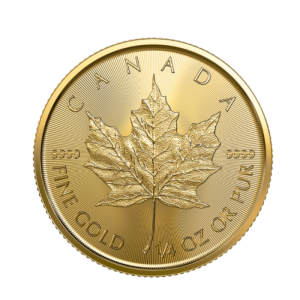 Kanadyjski Liść Klonowy 1/4 uncji Złota - 24h