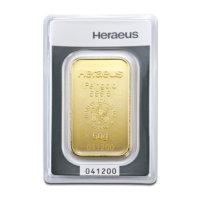 Sztabka złota 50g Heraeus/Argor-Heraeus, LBMA - 10 dni